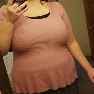 18/20 Ashley Stewart Peplum top